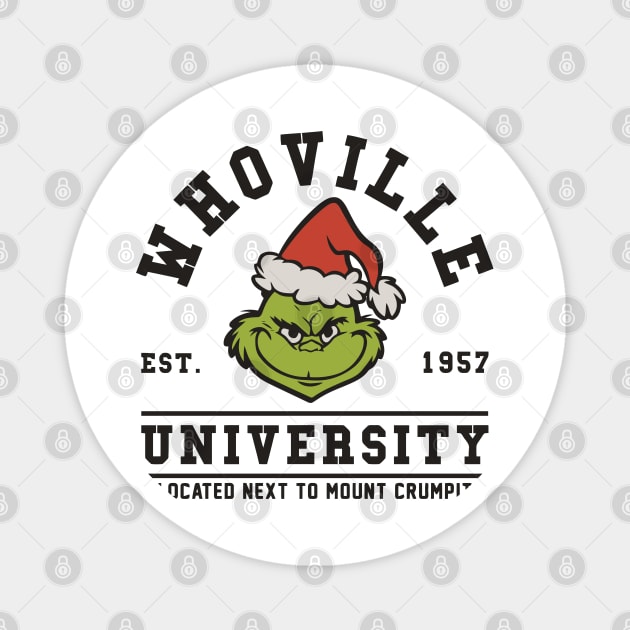 Whoville University Magnet by GloriousWax